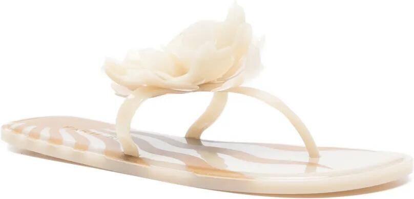 FARM Rio Teenslippers met bloemdetail Wit - Foto 4