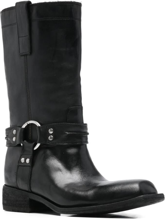 Fauzian Jeunesse 40 mm bikerlaarzen met studs Zwart - Foto 2