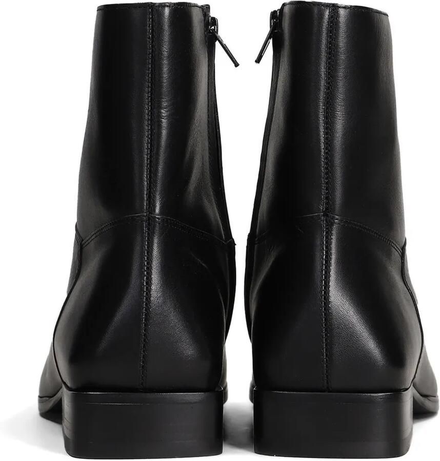 Fear Of God Leren enkellaarzen Zwart