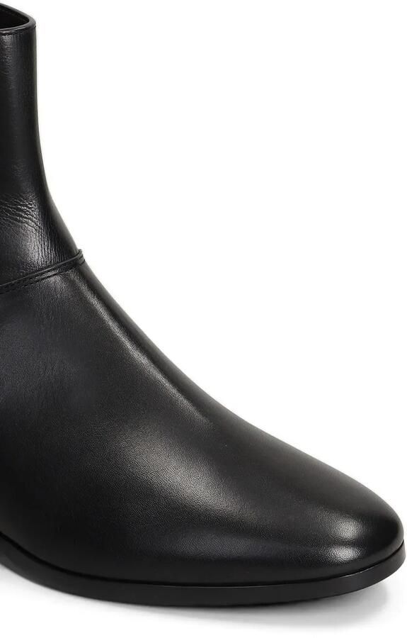 Fear Of God Leren enkellaarzen Zwart - Foto 4