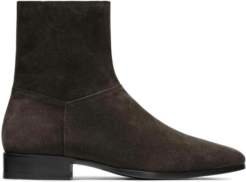 Fear Of God Suède laarzen met rits Bruin