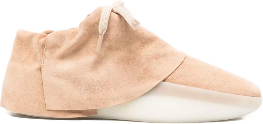 Fear Of God Suède sneakers met veterdetail Beige
