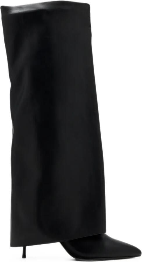 Femme La Eclipse foldover boots Zwart