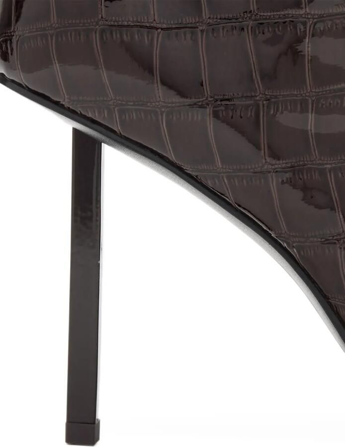 Femme La Whistler croc-effect patent leather boots Bruin - Foto 2