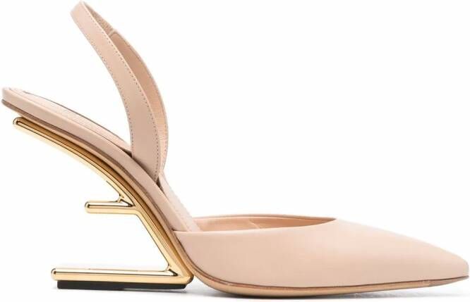 FENDI Slingback pumps Roze