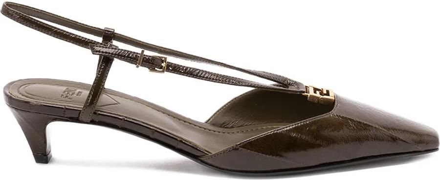 FENDI 40 mm FFold pumps Groen