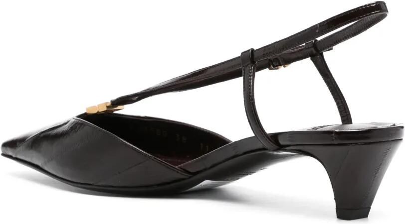 FENDI 40 mm FFold slingback pumps Bruin - Foto 3