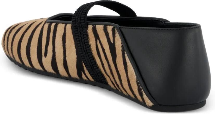 FENDI Academia ballerina's met dierenprint Beige - Foto 4