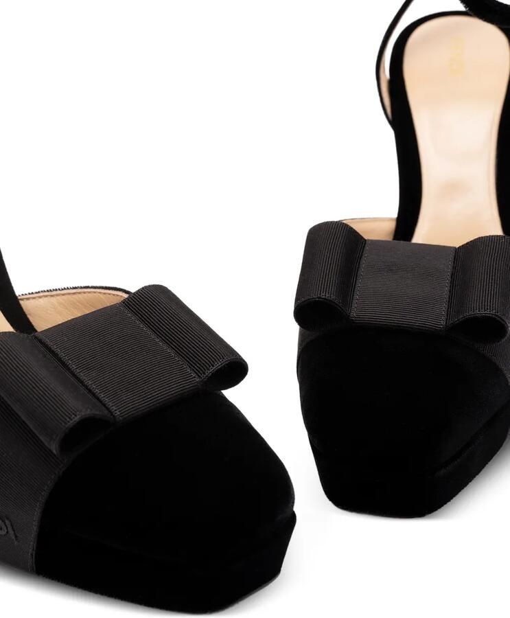 FENDI After 9 pumps met strik-detail Zwart - Foto 2