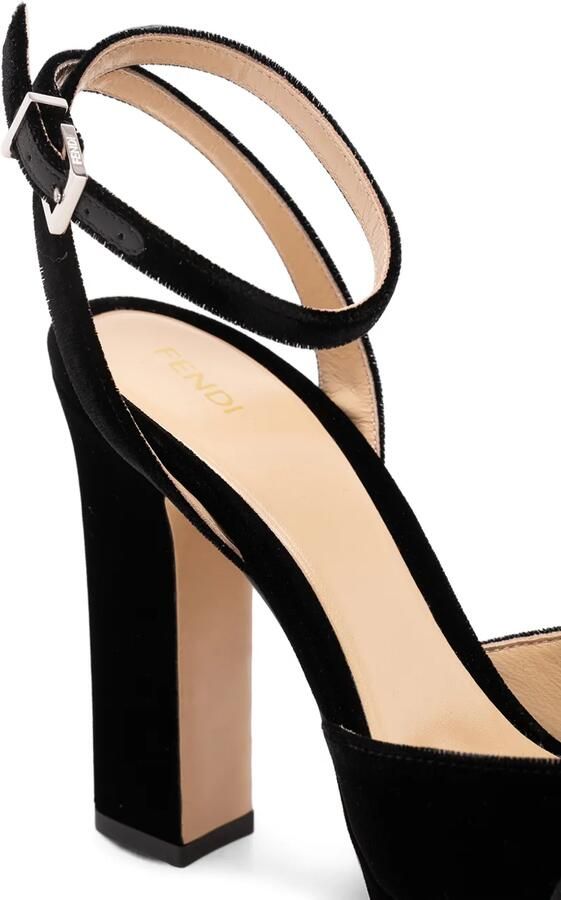 FENDI After 9 pumps met strik-detail Zwart - Foto 4