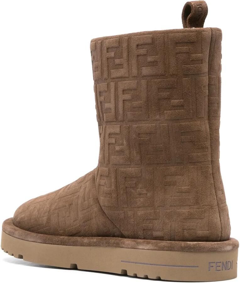 FENDI Apres Chic FF low-top laarzen Beige - Foto 2