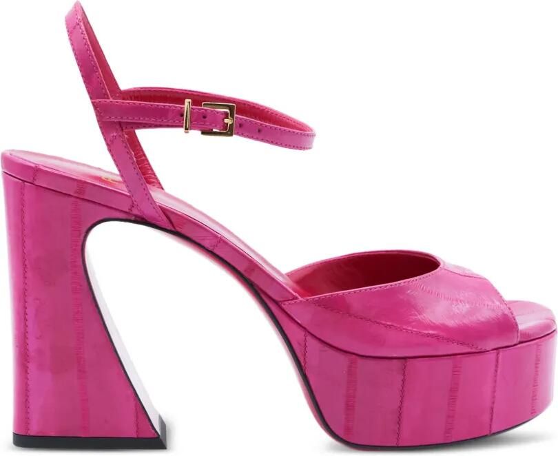 FENDI Arco sandalen met blokhak en plateauzool Roze