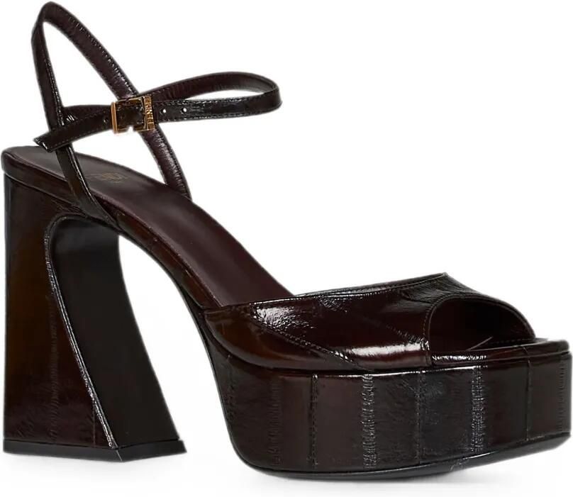 FENDI Arco sandalen met plateauzool Bruin - Foto 3
