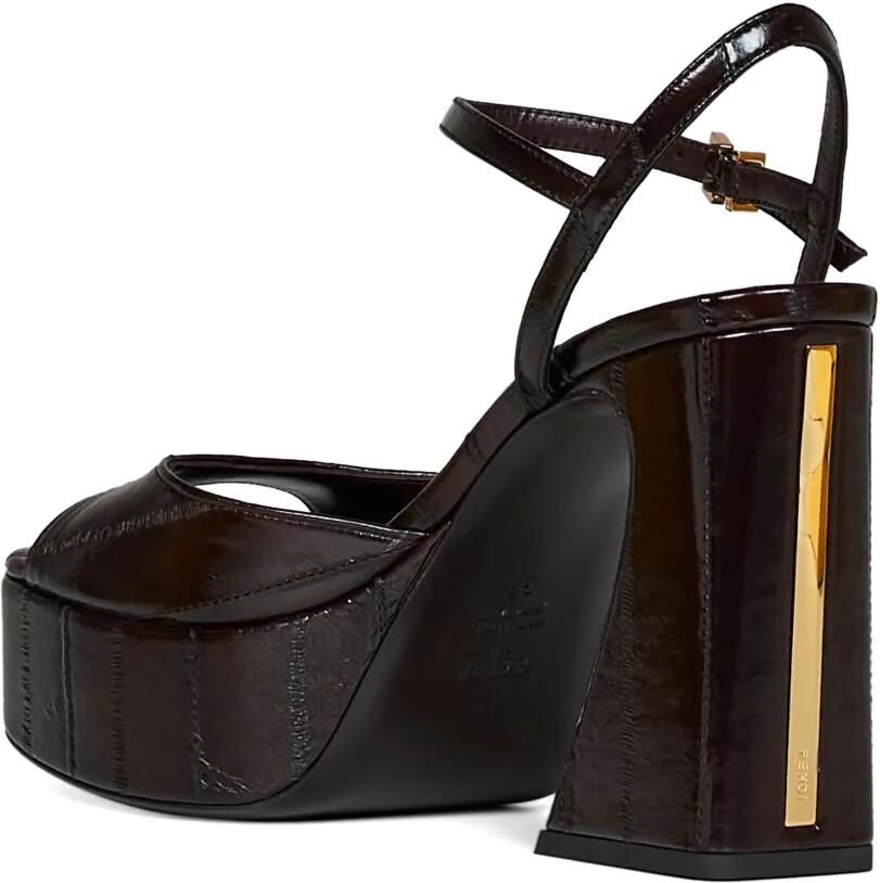 FENDI Arco sandalen met plateauzool Bruin - Foto 2