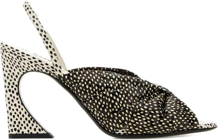 FENDI Arco sandalen met print Zwart
