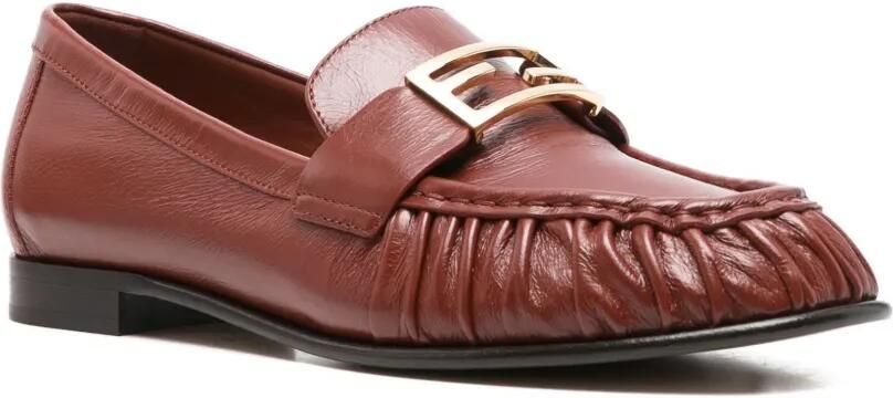 FENDI Baguette leren loafers Rood