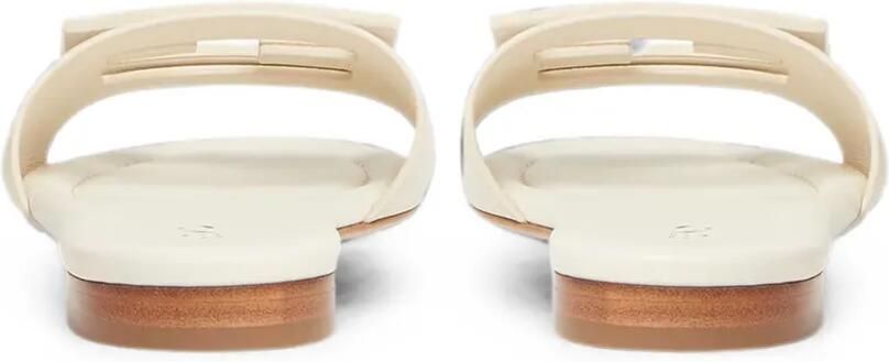 FENDI Baguette leren slippers Beige - Foto 3