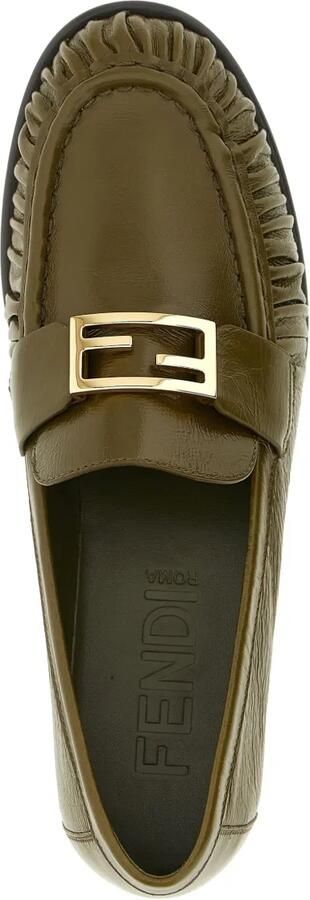 FENDI Baguette loafers Groen