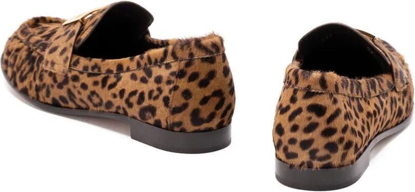 FENDI Baguette loafers met luipaardprint Bruin - Foto 4