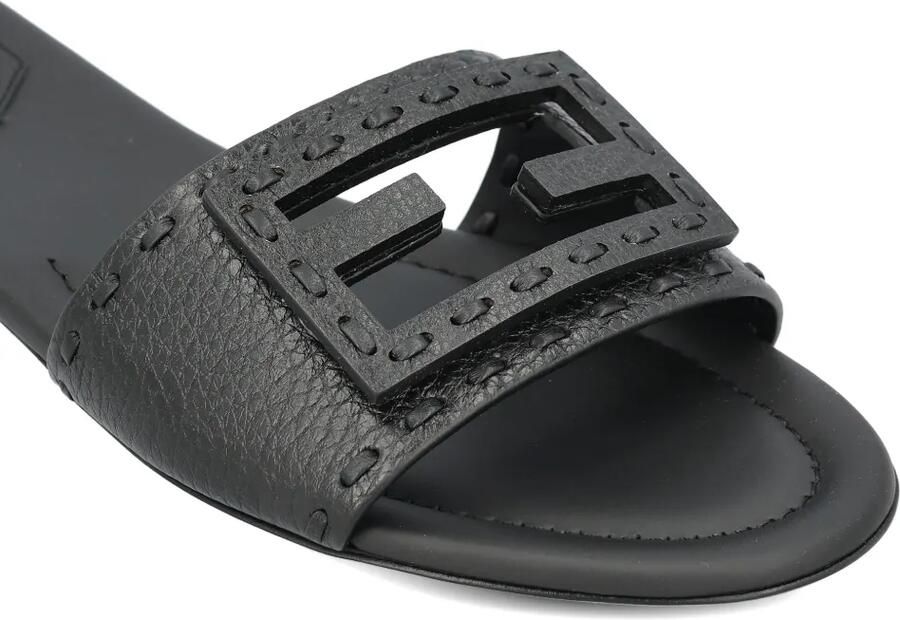 FENDI Baguette Selleria sandalen Zwart - Foto 2