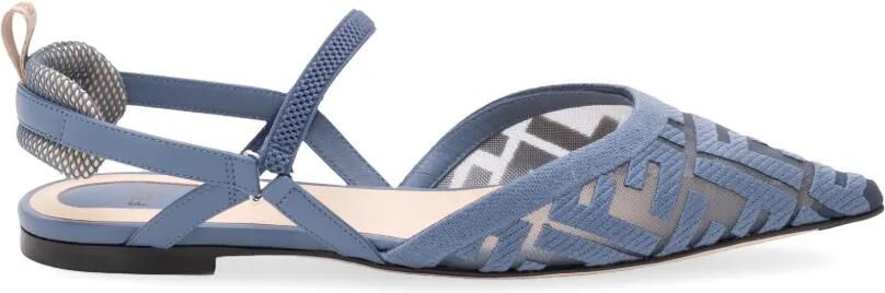 FENDI Colibrì Lite platte pumps Blauw