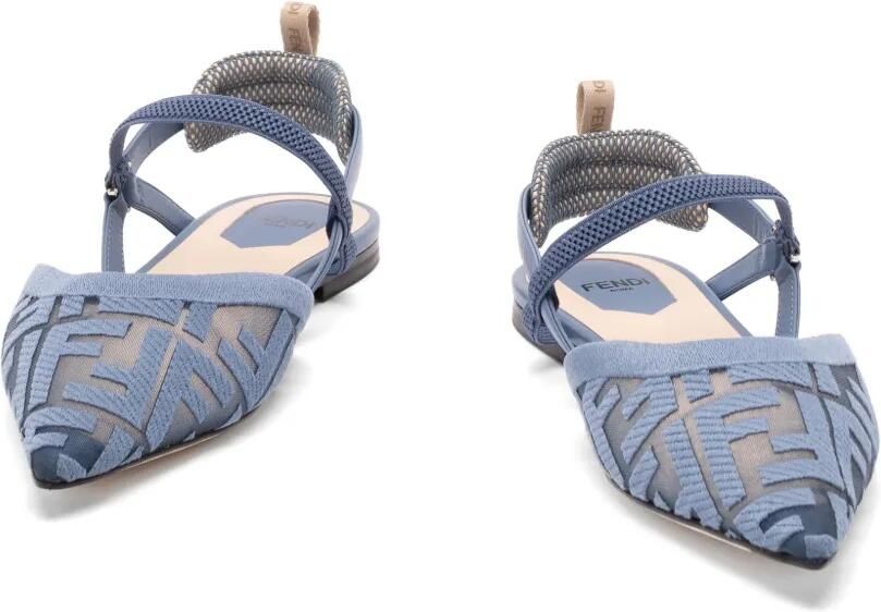 FENDI Colibrì Lite platte pumps Blauw - Foto 3