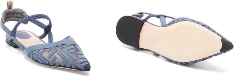 FENDI Colibrì Lite platte pumps Blauw - Foto 5