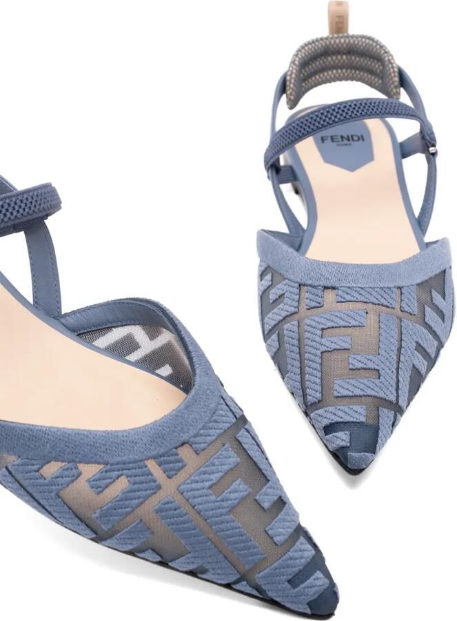 FENDI Colibrì Lite platte pumps Blauw - Foto 2