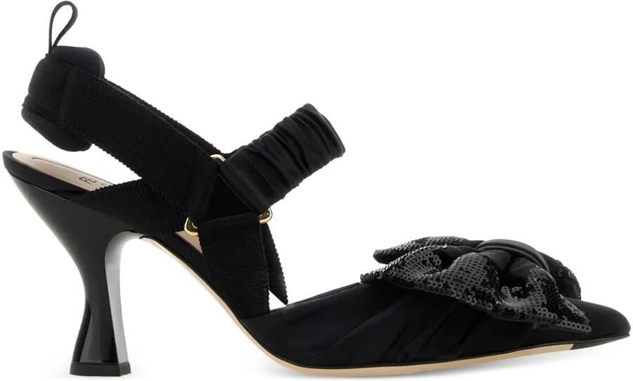 FENDI Colibrì pumps met strikdetail Zwart