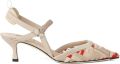 FENDI Colibrì slingback pumps met FF-patroon Beige - Beige