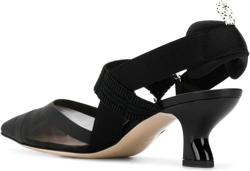 FENDI Colibrì slingback pumps Zwart - Foto 2