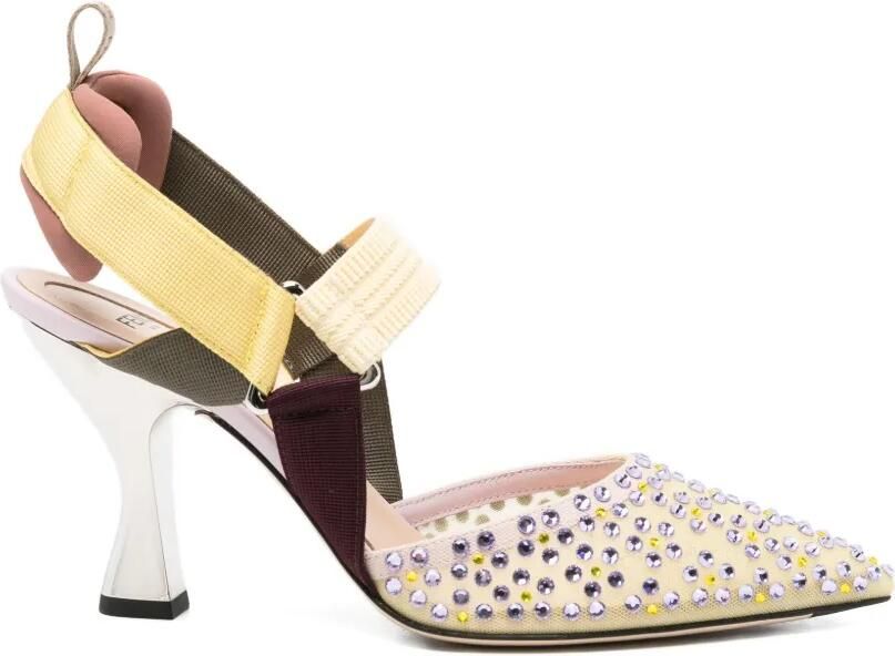 FENDI Colibrì verfraaide pumps Beige