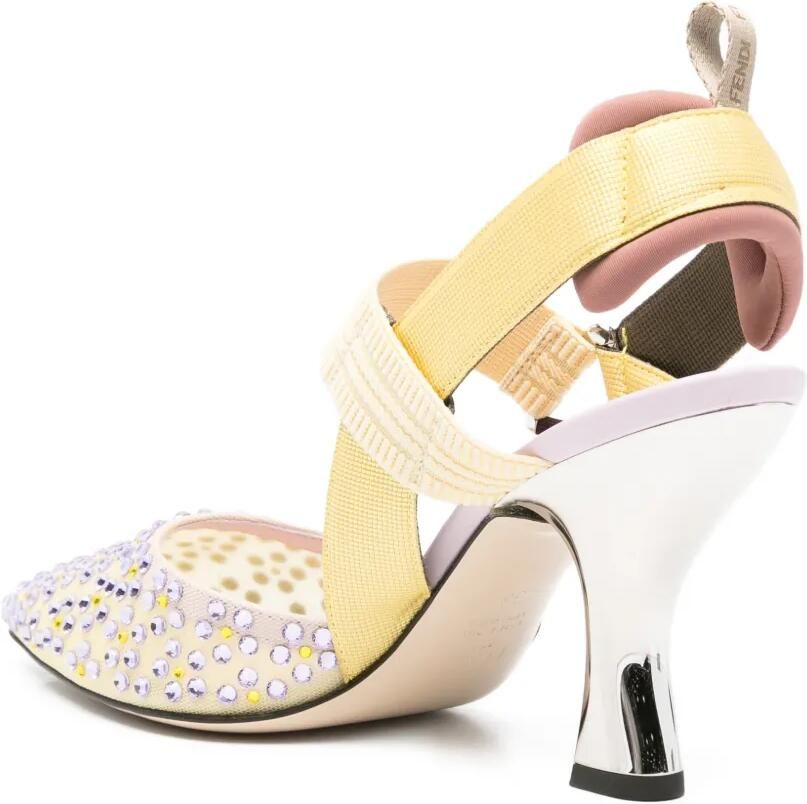 FENDI Colibrì verfraaide pumps Beige - Foto 2