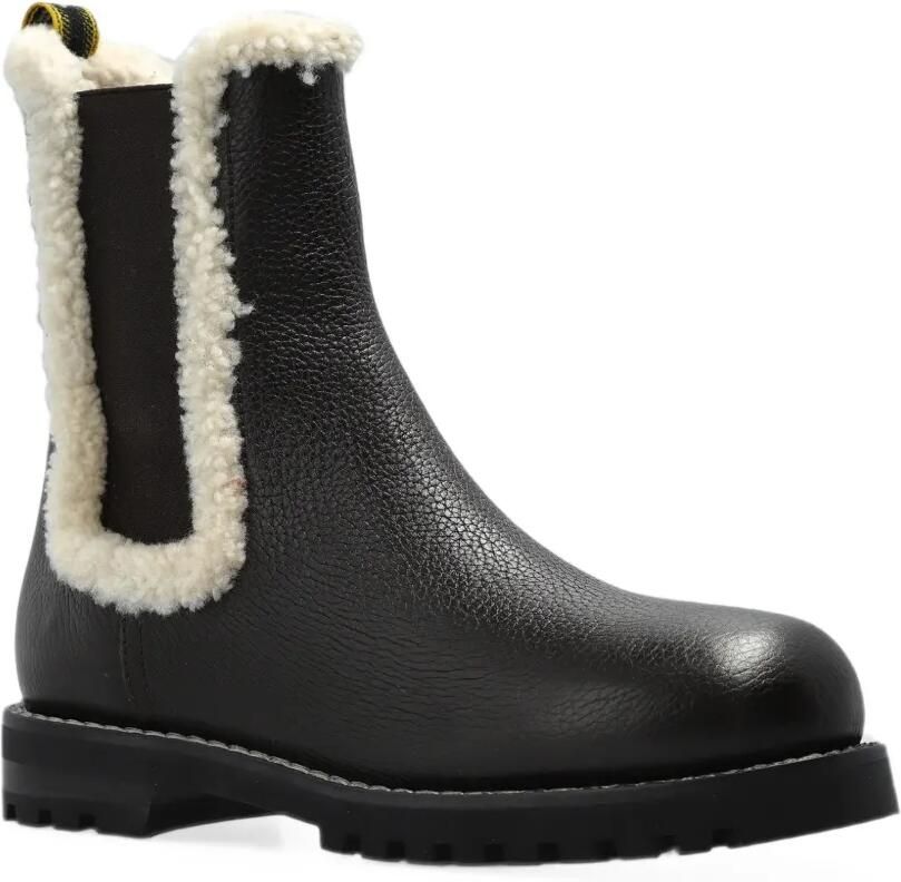 FENDI Commando leather Chelsea boots Zwart - Foto 4