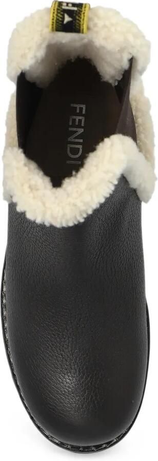 FENDI Commando leather Chelsea boots Zwart - Foto 5