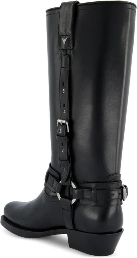 FENDI Count buckle-strap boots Zwart - Foto 4