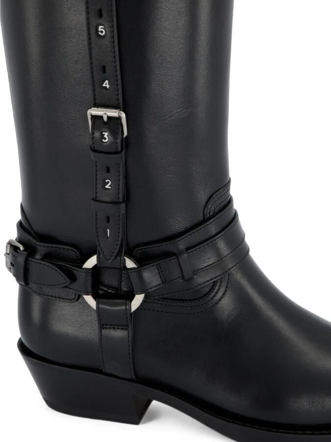 FENDI Count buckle-strap boots Zwart - Foto 2