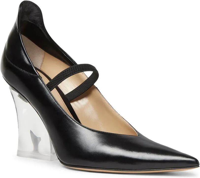 FENDI Cuneo pumps met puntige neus Zwart