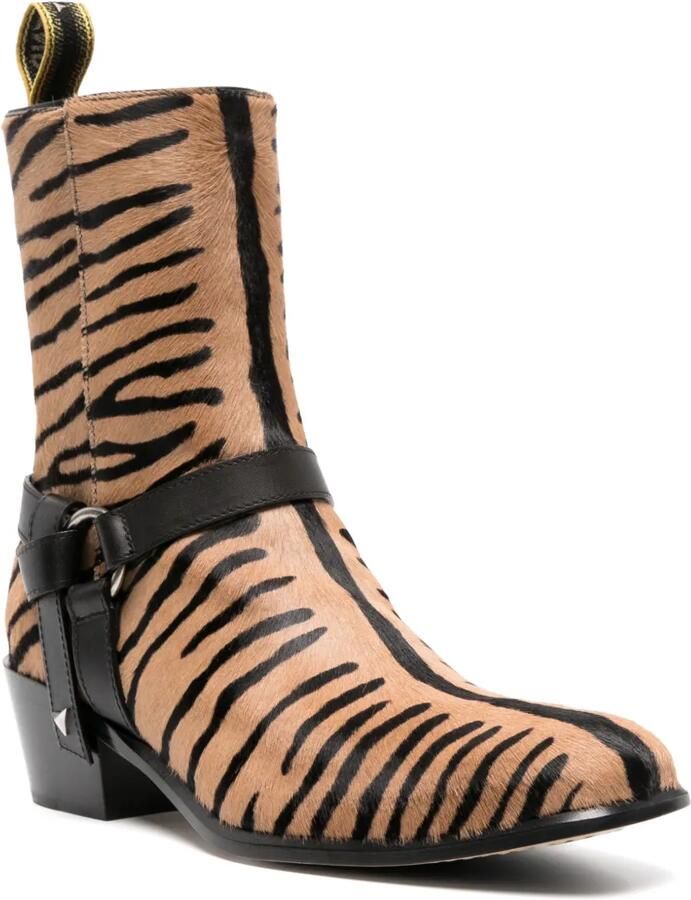 FENDI Double O ankle boots Beige - Foto 2