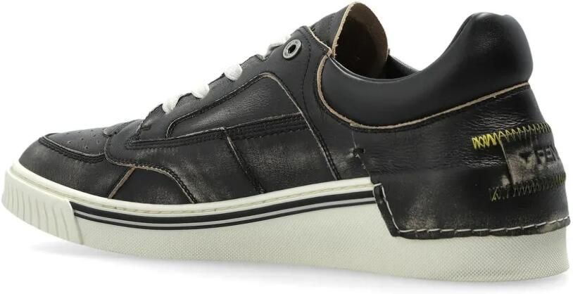 FENDI Fender leren sneakers Zwart - Foto 3