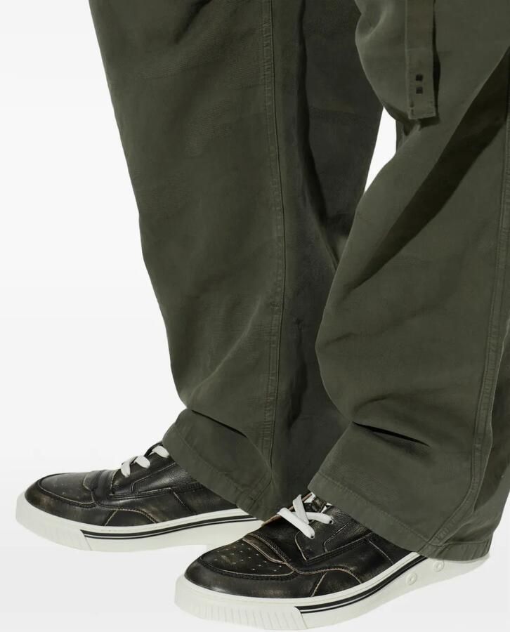 FENDI Fender leren sneakers Zwart - Foto 2