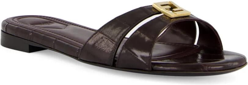 FENDI FFold hagfish sandalen Bruin - Foto 4