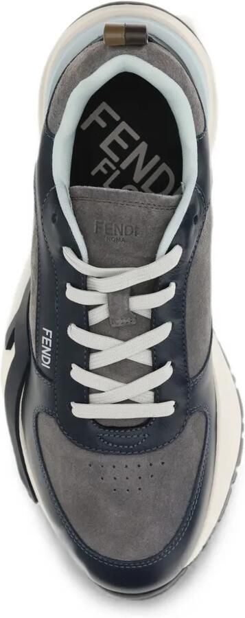 FENDI Flow leren sneakers Blauw - Foto 3