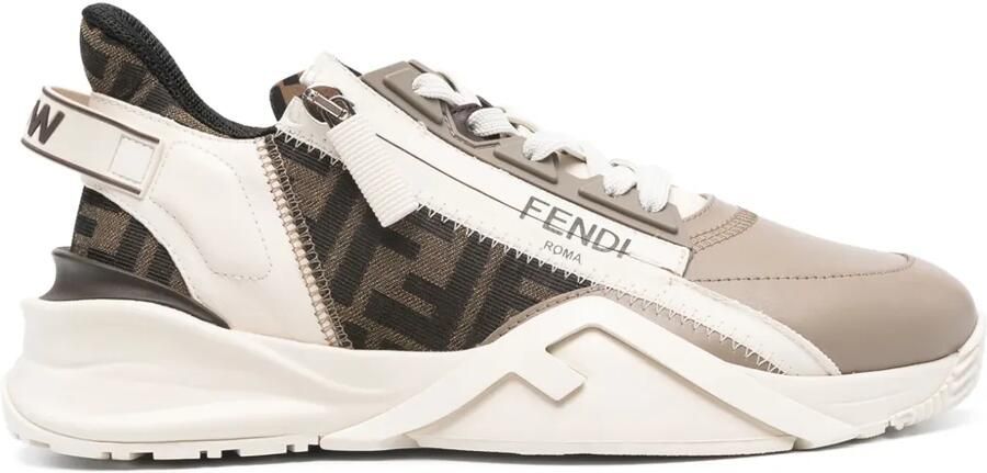 FENDI Flow low-top sneakers Beige