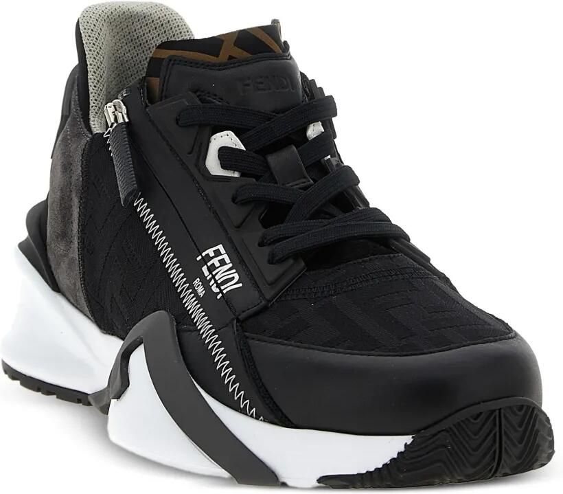 FENDI Flow sneakers met FF-jacquard Zwart - Foto 2