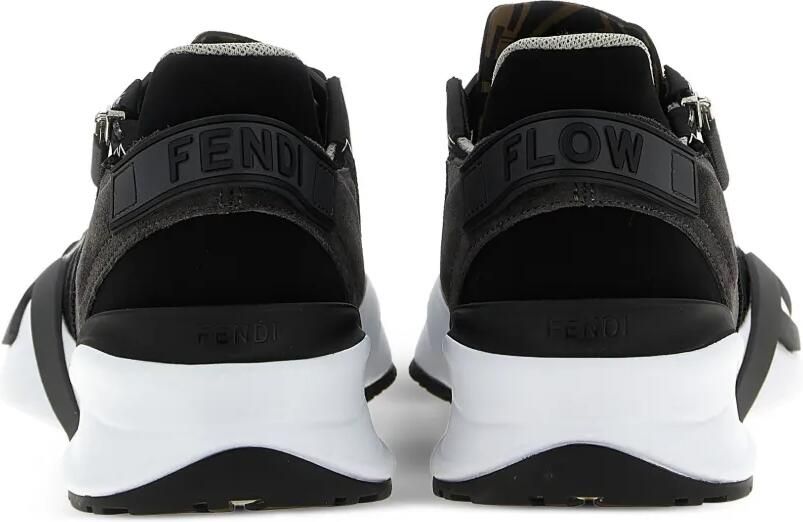 FENDI Flow sneakers met FF-jacquard Zwart - Foto 4