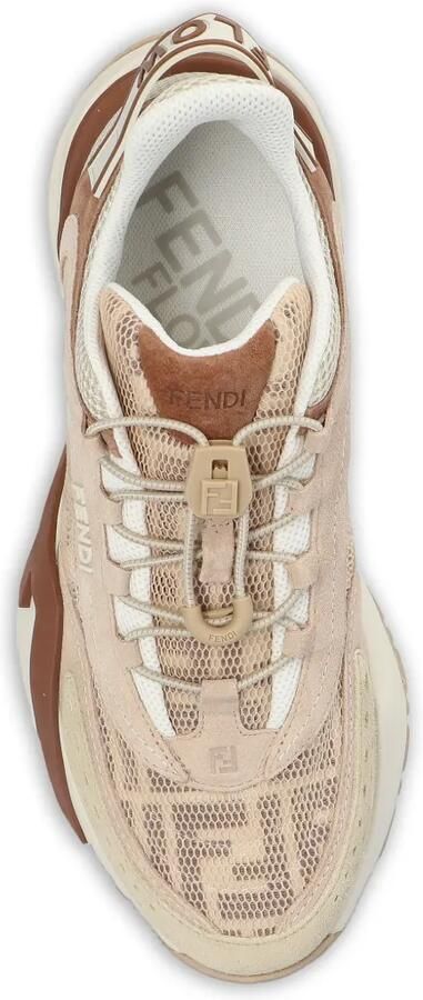 FENDI Flow sneakers met leren vlakken Roze - Foto 5