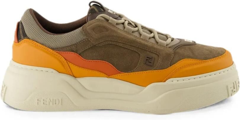 FENDI Force sneakers met FF-logo Bruin