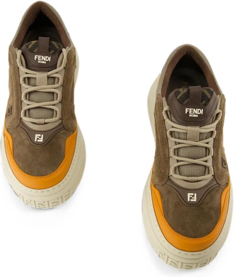 FENDI Force sneakers met FF-logo Bruin - Foto 3