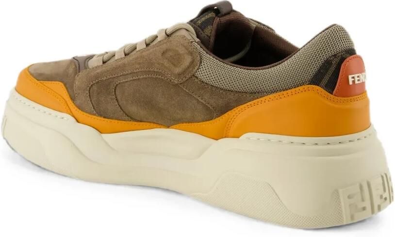 FENDI Force sneakers met FF-logo Bruin - Foto 4